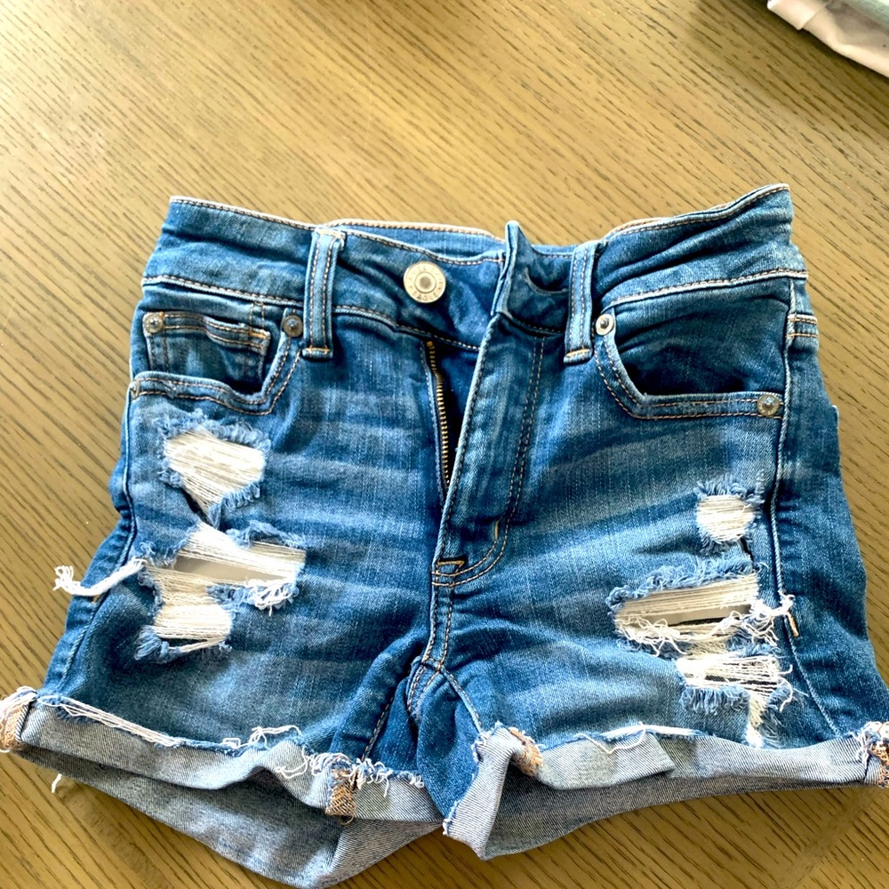 American Eagle Hi-Rise Shortie, Size: 00